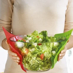 Hot Tempsl 2 carrés silicone rouge/vert