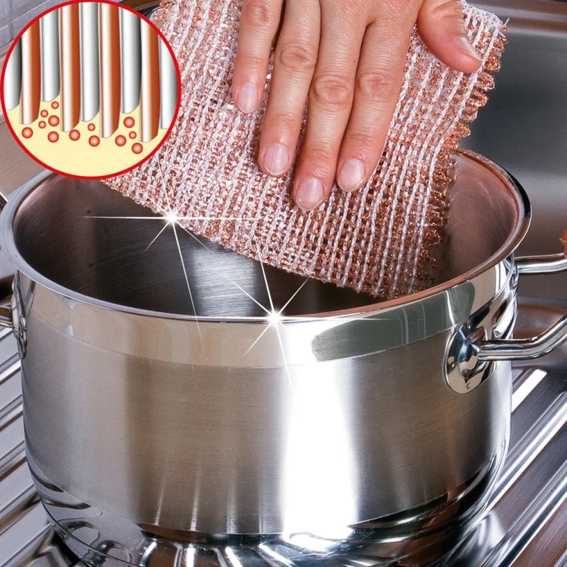 Online Tempsl 3 lavettes cuivre