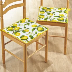 Outlet Tempsl 2 ou 4 galettes de chaise citrons