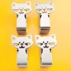 Tempsl 4 pinces nappe têtes de chats