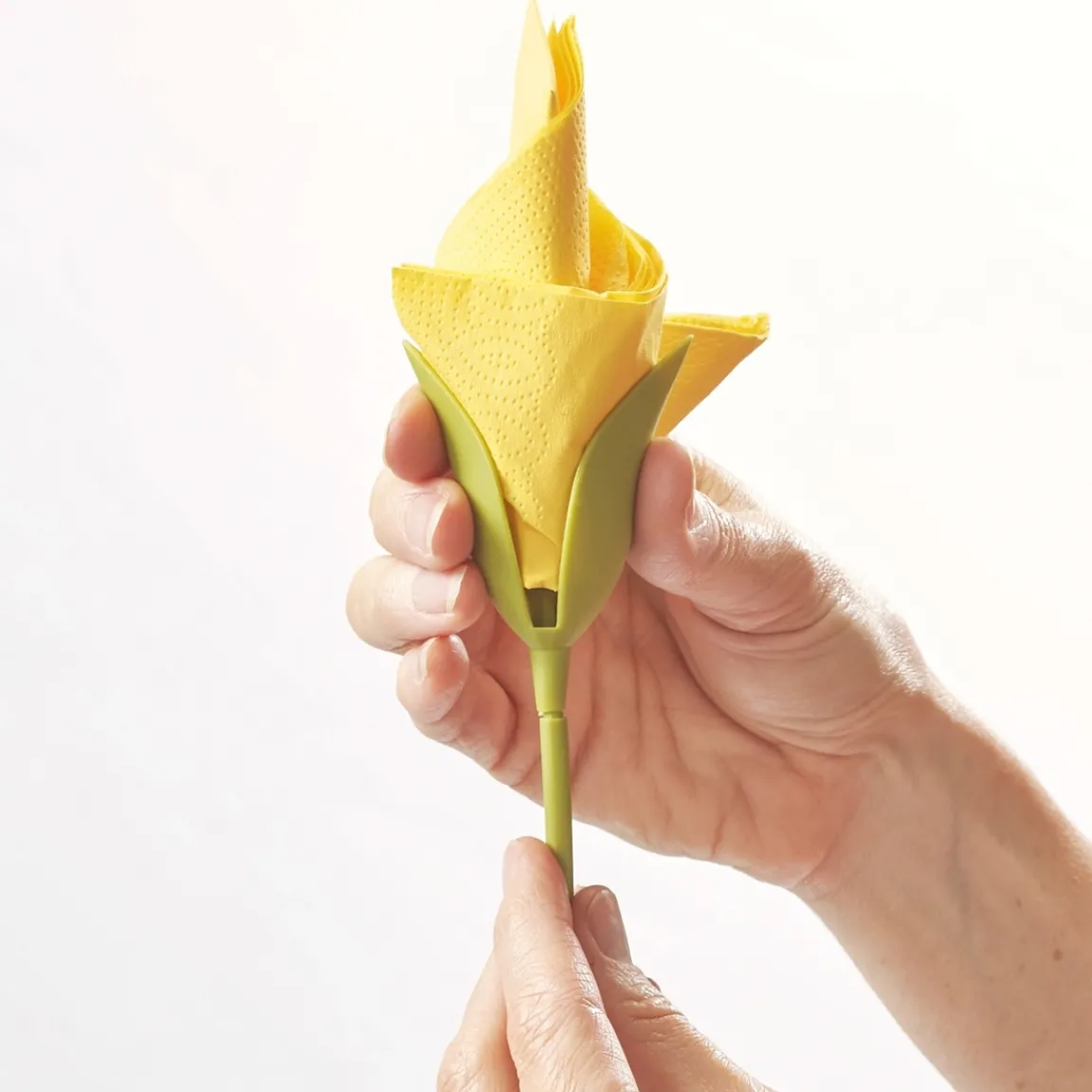 Outlet Tempsl 4 porte-serviettes tulipe ou 2 lots de 4 porte-serviettes tulipe