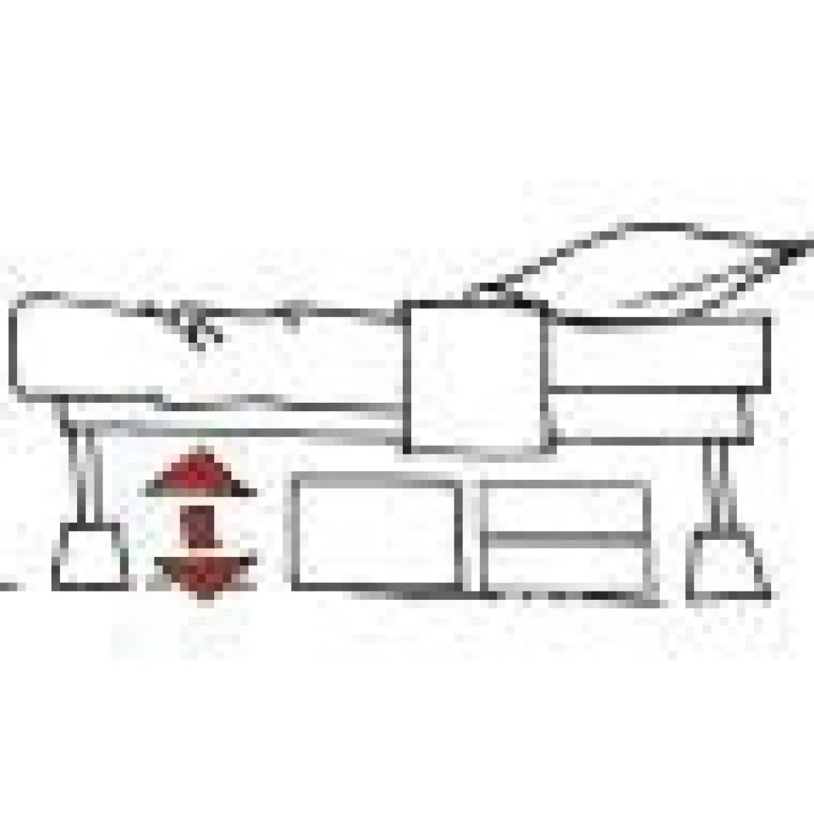 Best Tempsl 4 surélévateurs de lit Noir