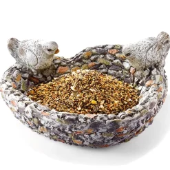 Sale Tempsl Abreuvoir oiseaux cœur