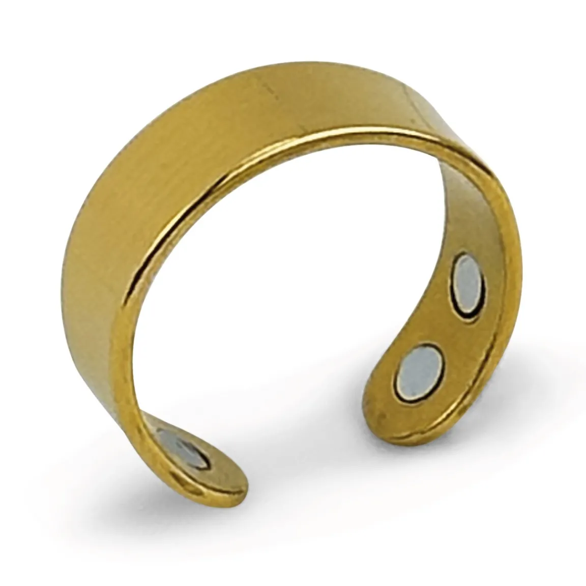 Tempsl Bague magnétique Coloris doré