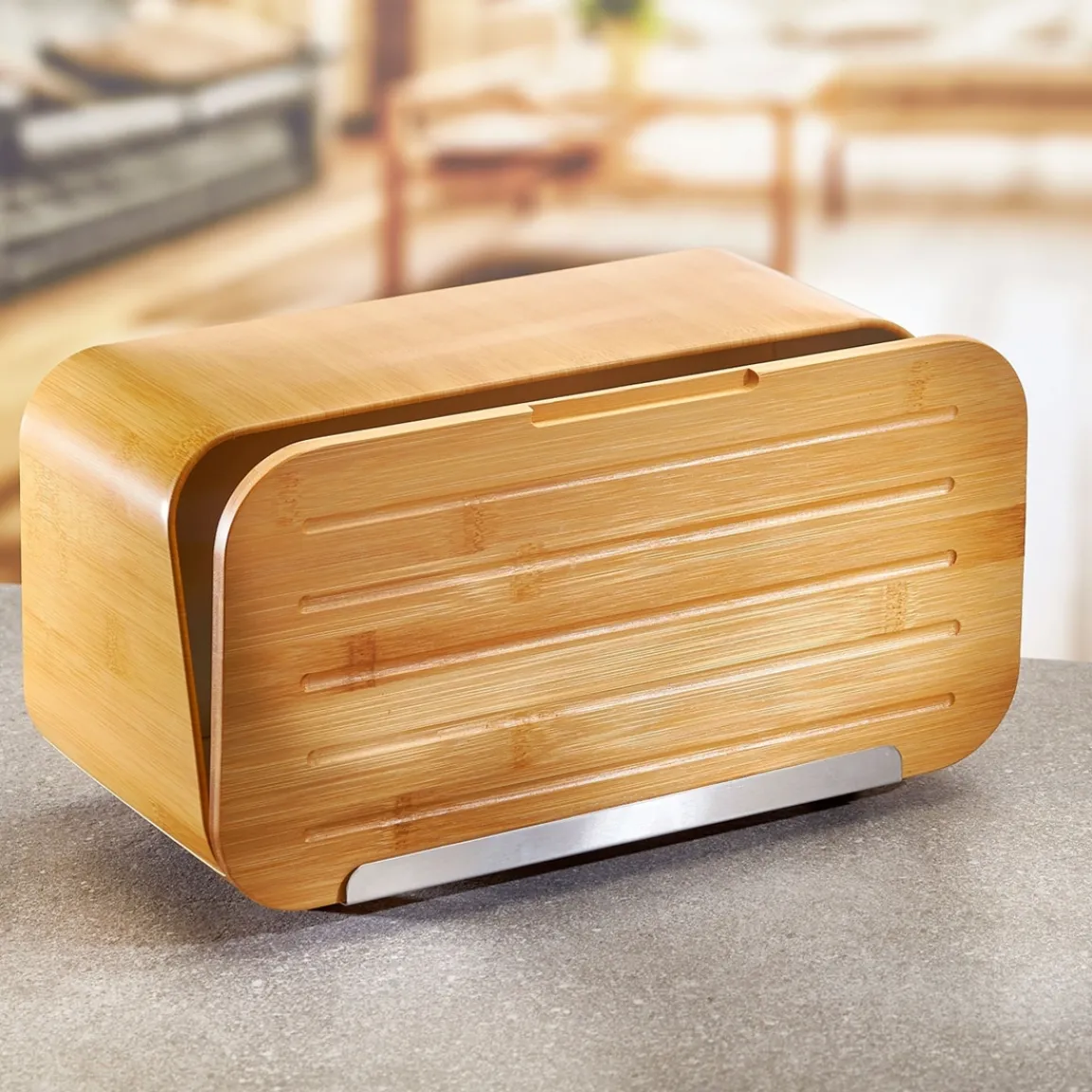 New Tempsl Boîte à pain bambou