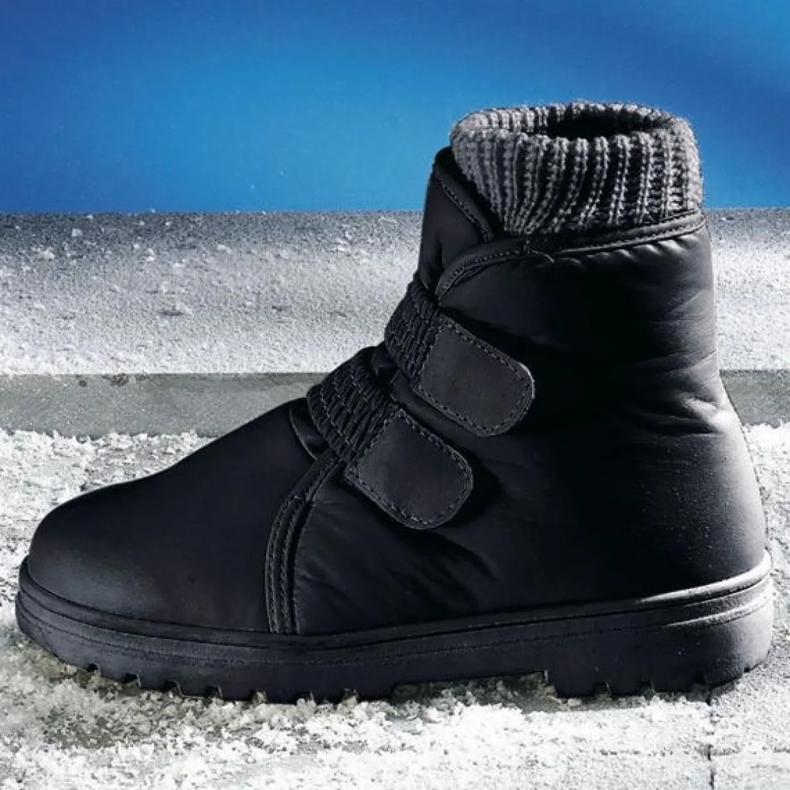 New Tempsl Bottillons crampons Thermo : Blanc ou noir