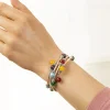 Online Tempsl Bracelet multirang pierres