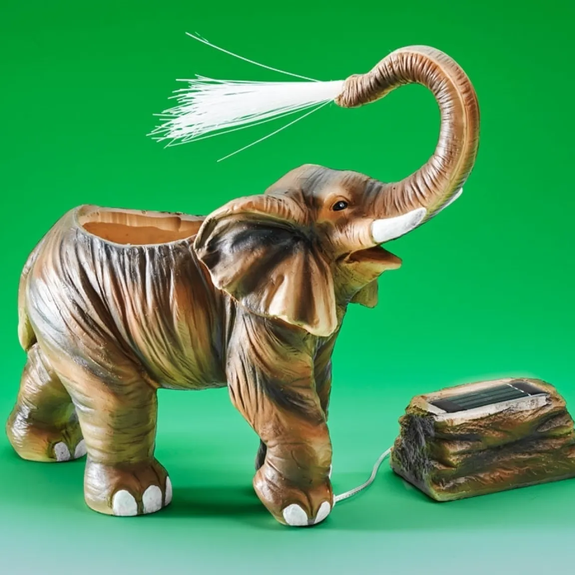 Tempsl Cache-pot lumineux éléphant