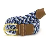 Outlet Tempsl Ceinture tressée bleue