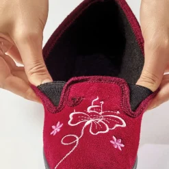 Clearance Tempsl Chaussons Butterfly marine ou rouge