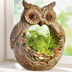 Online Tempsl Chouette porte plantes