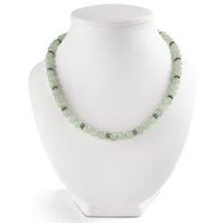 Sale Tempsl Collier pierre naturelle