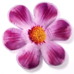 Outlet Tempsl Coussin réhausseur de chaise fleur violet