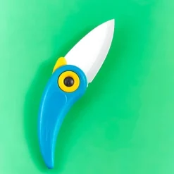 New Tempsl Couteau céramique bleu