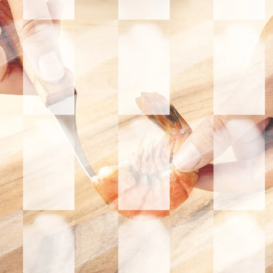 Tempsl Couteau décortiqueur de crevettes