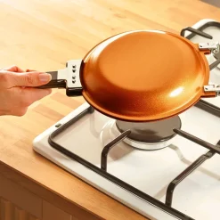 Hot Tempsl Crêpière double cuivrée