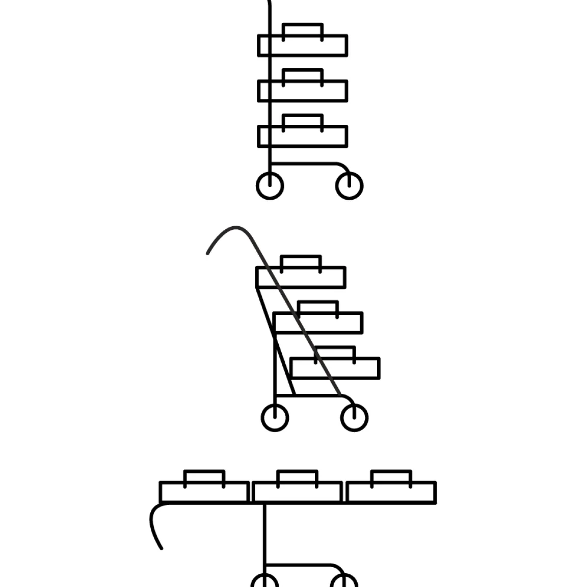 Online Tempsl Desserte 3 tiroirs