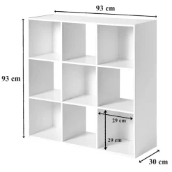 Sale Tempsl Etagère de rangement 9 cases