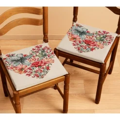 Best Tempsl Galettes de chaises gobelin : Lot de 2 ou 4