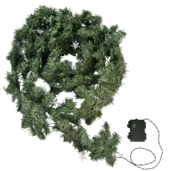 Tempsl Guirlande sapin étoilée lumineuse