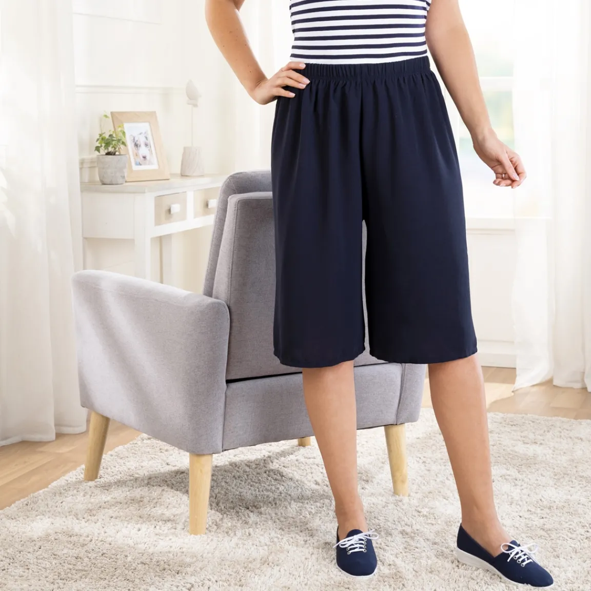 Clearance Tempsl Jupe culotte marine