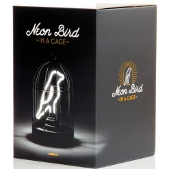 Online Tempsl Lampe néon oiseau dans sa cage