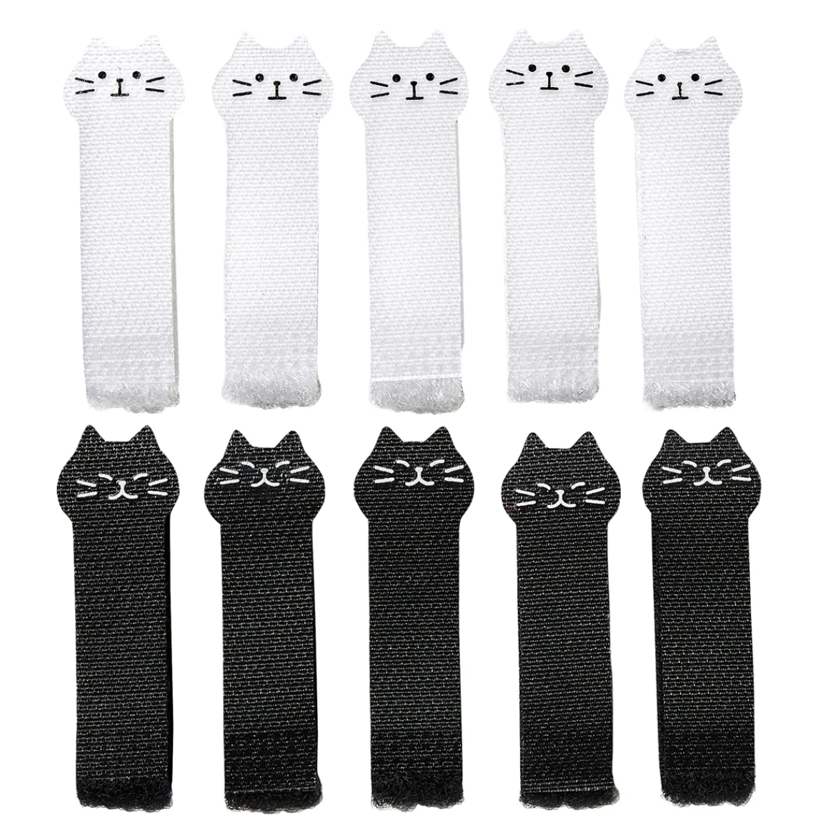 New Tempsl Lot de 10 attaches câbles chats