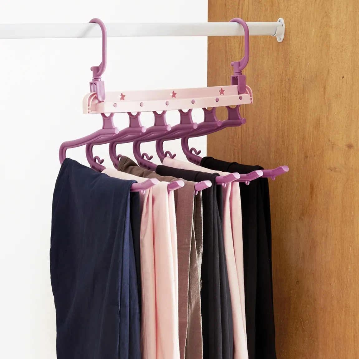 Hot Tempsl Lot de 2 cintres pantalons pliables