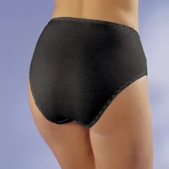 Hot Tempsl Lot de 5 culottes-confort : blanc, noir ou chair