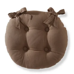 Best Tempsl Lot de 2 galettes chaise rondes Marron
