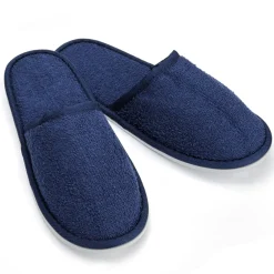Online Tempsl Lot de 2 paires de chaussons bain Bleu + Blanc - taille 38/39