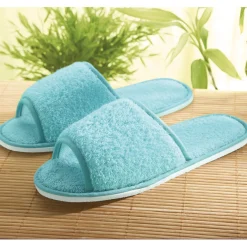 Clearance Tempsl Lot de 2 paires de mules Bleu + parme - taille 41/42