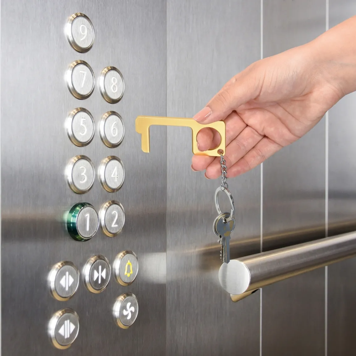 Online Tempsl Lot de 2 porte-clés évite-contamination