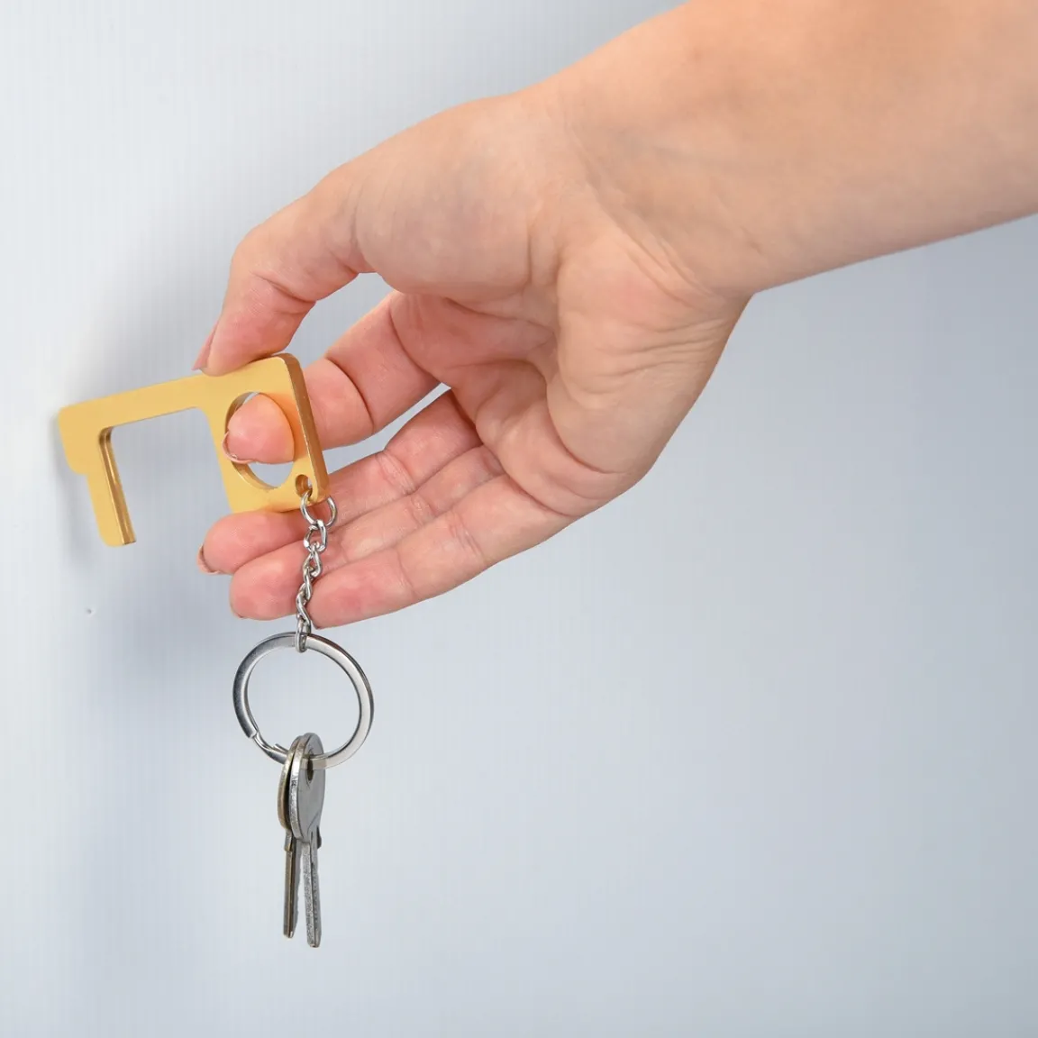 Online Tempsl Lot de 2 porte-clés évite-contamination