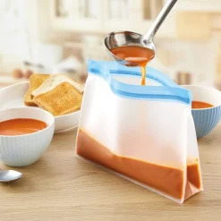 New Tempsl Lot de 5 sachets réutilisables