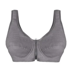 Clearance Tempsl Lot de 3 soutiens-gorge zippés Gris + vieux rose + chair - taille M