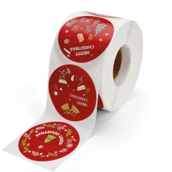 Hot Tempsl Lot de 500 stickers ronds de Noël