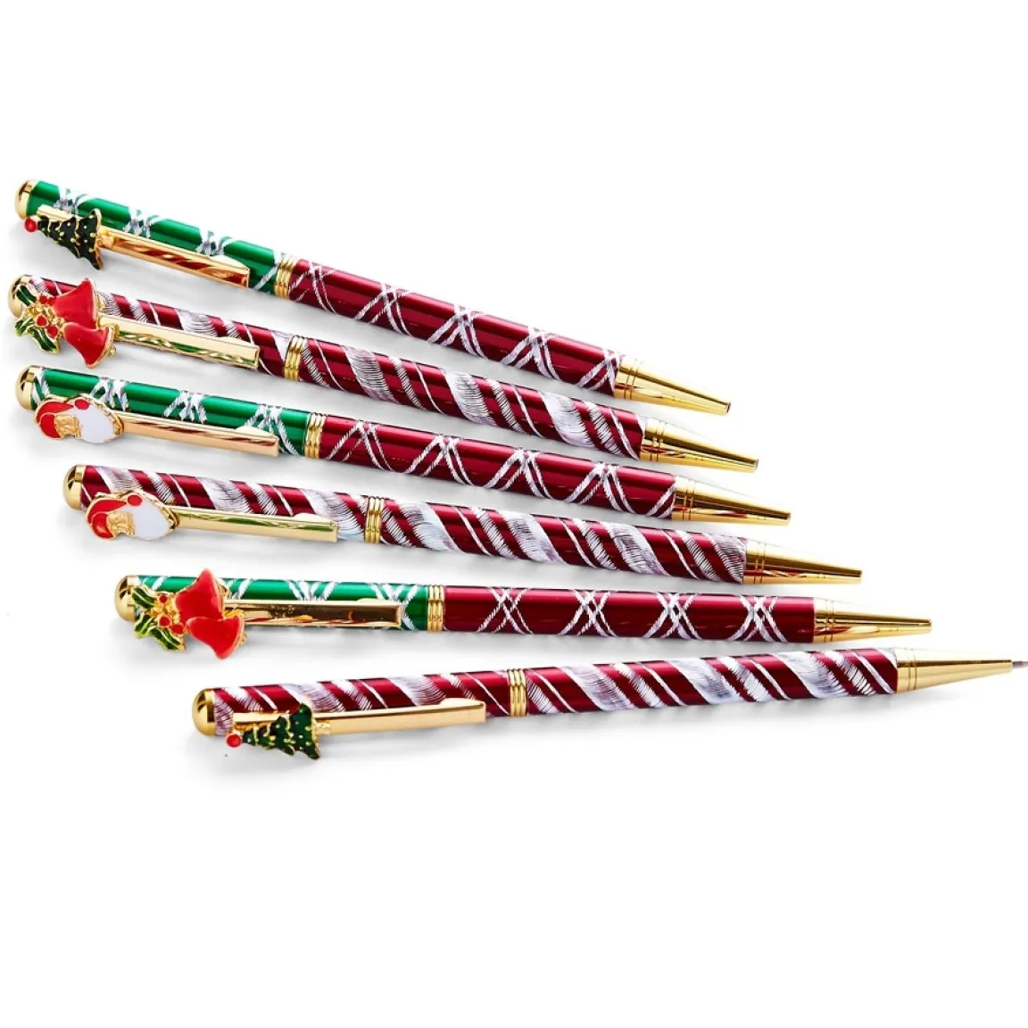 Clearance Tempsl Lot de 6 stylos Noël