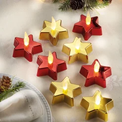 Hot Tempsl Lot de 8 étoiles LED