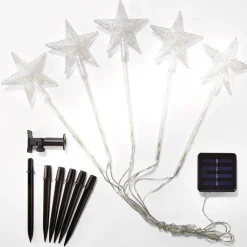 Online Tempsl Lot de 5 étoiles solaires