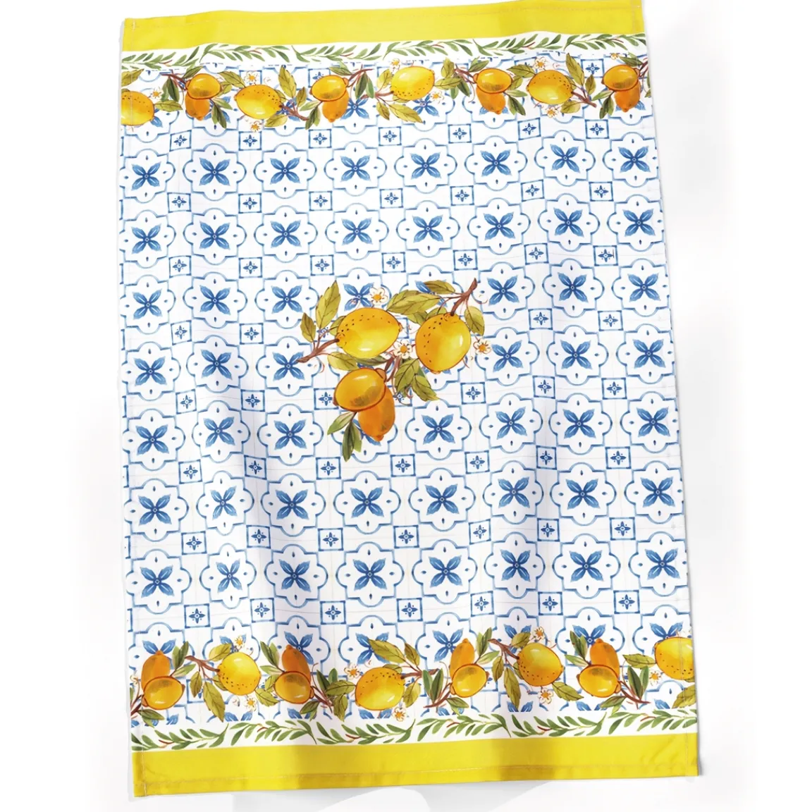 Hot Tempsl Lot de 2 torchons citron