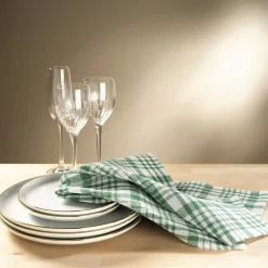 Best Tempsl Lot de 16 torchons fil teint