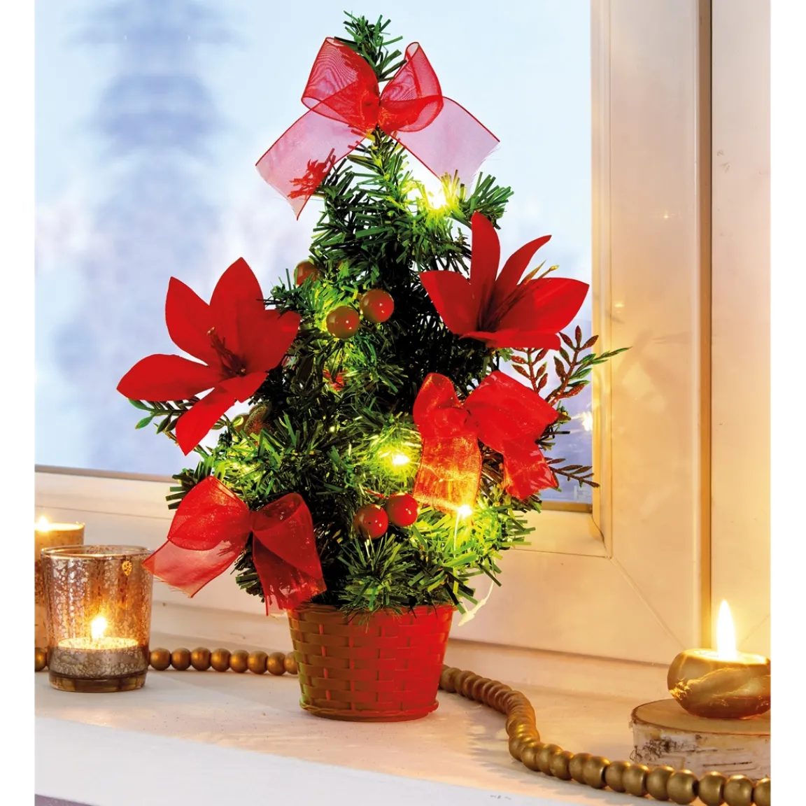 Online Tempsl Mini sapin LED ou Lot de 2