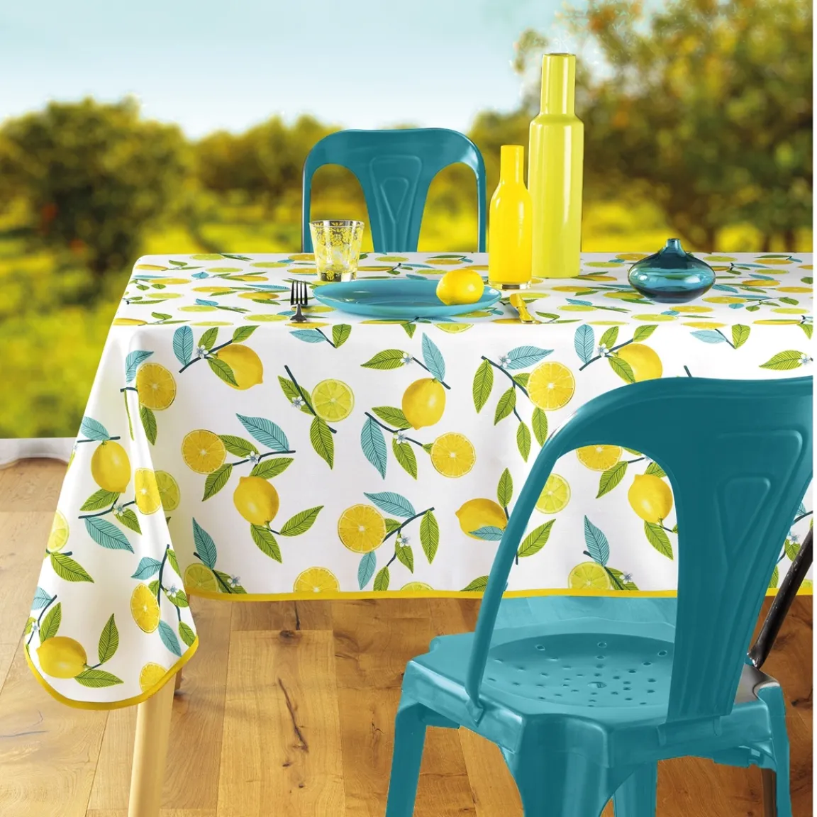 Best Tempsl Nappe imprimée citron de Menton Rectangulaire