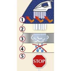 Tempsl Nappe repassage vapeur 100x65 cm / 130x65 cm