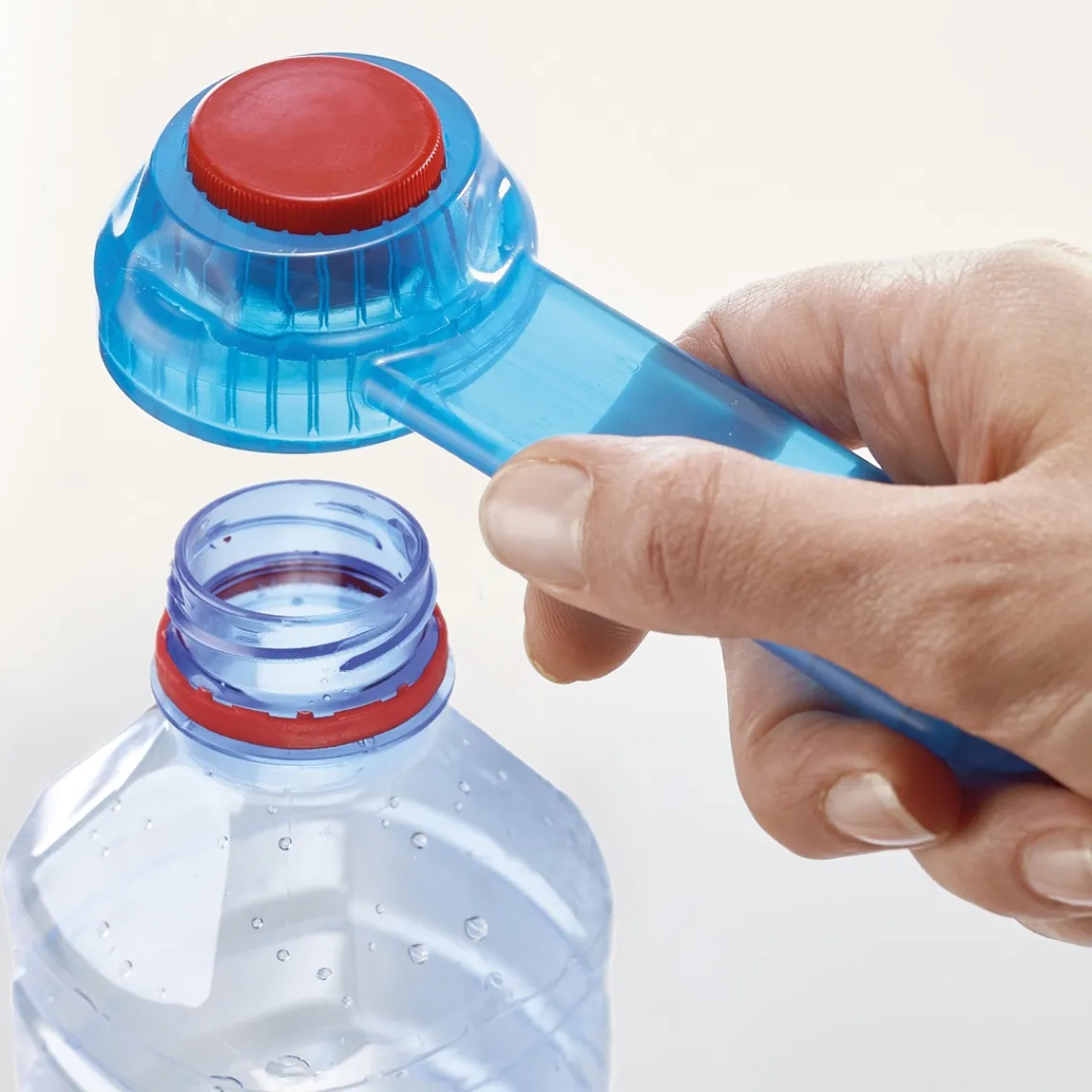 Discount Tempsl Ouvre-bouchon facile bleu