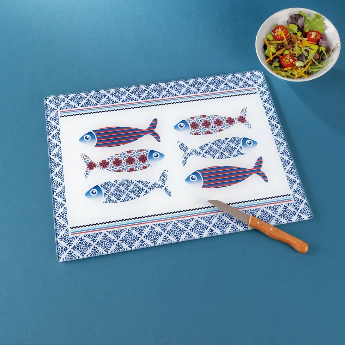 Hot Tempsl Plaque à découper poisson