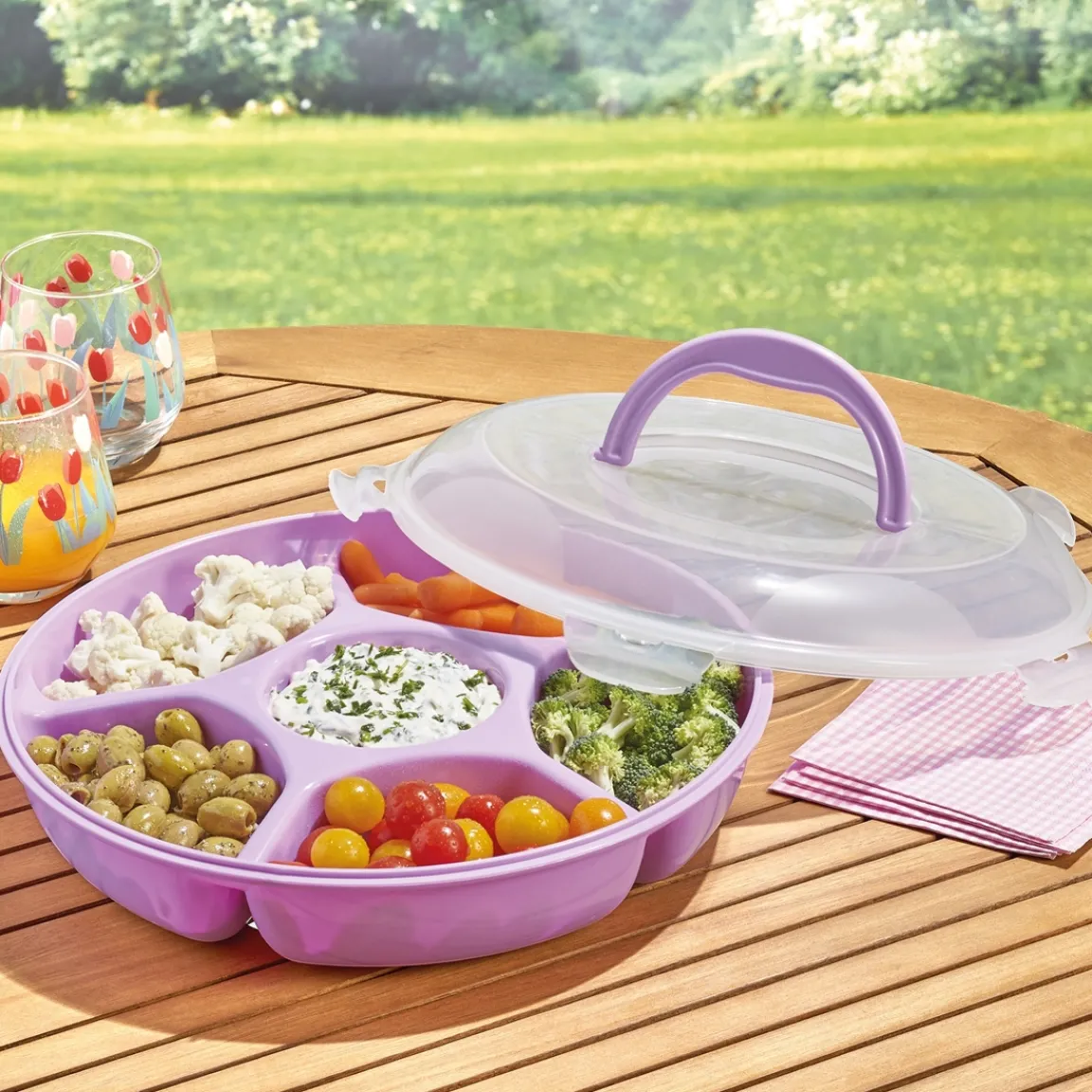 Sale Tempsl Plat apéritif avec couvercle