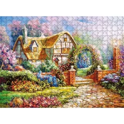 New Tempsl Puzzle 500 pièces Jardin anglais