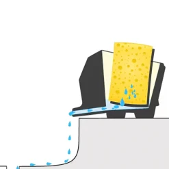 Hot Tempsl Rangement d'évier éléphant